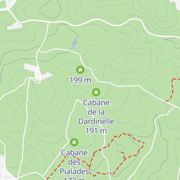 Map of Cabane de la Dardinelle