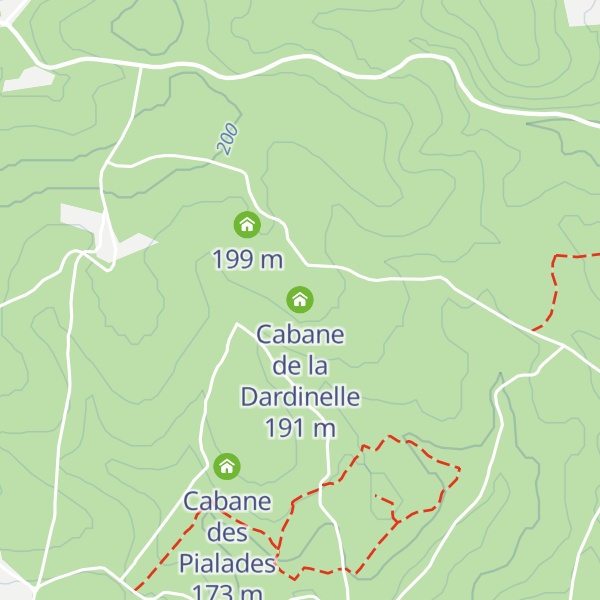 Map of Cabane de la Dardinelle