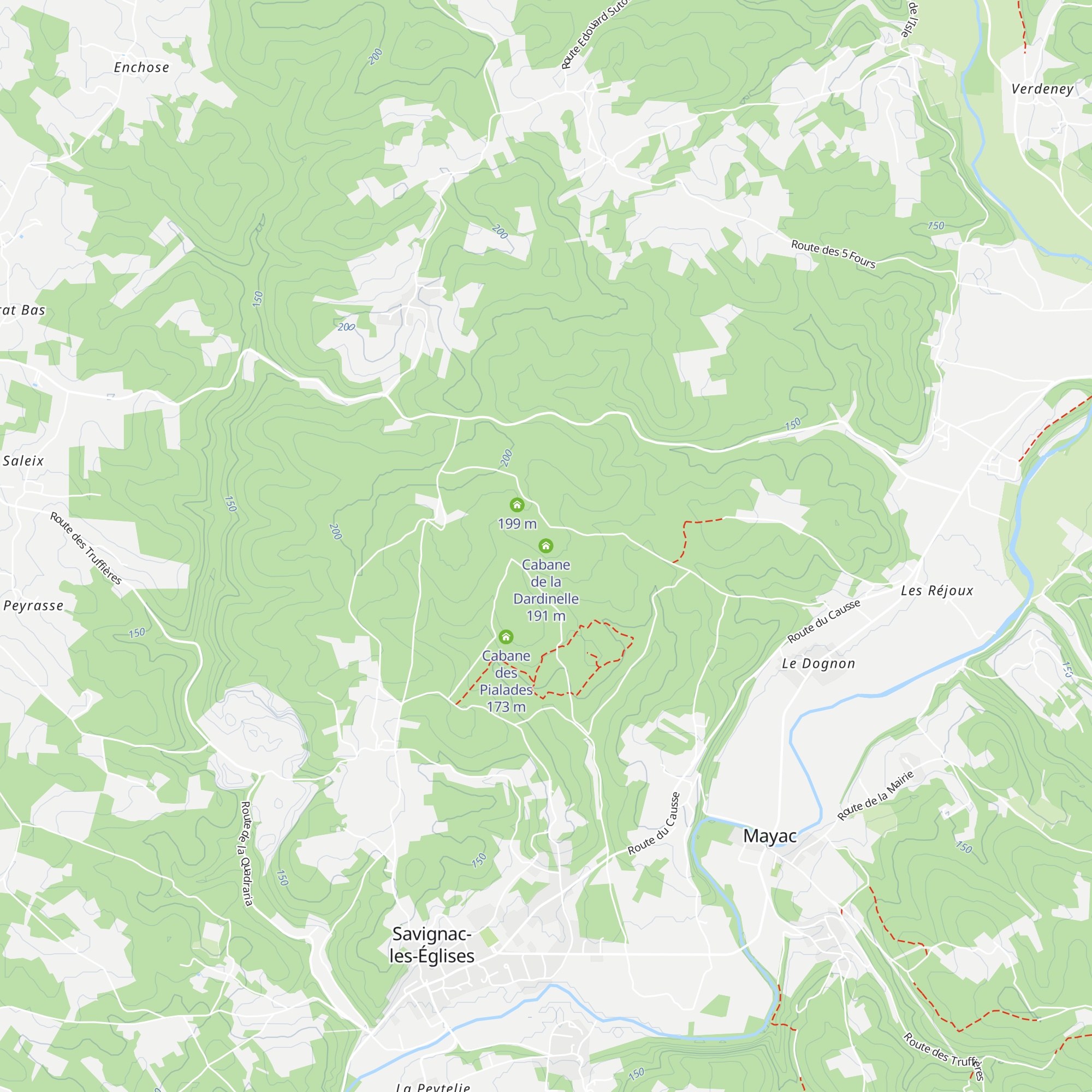 Cabane de la Dardinelle map