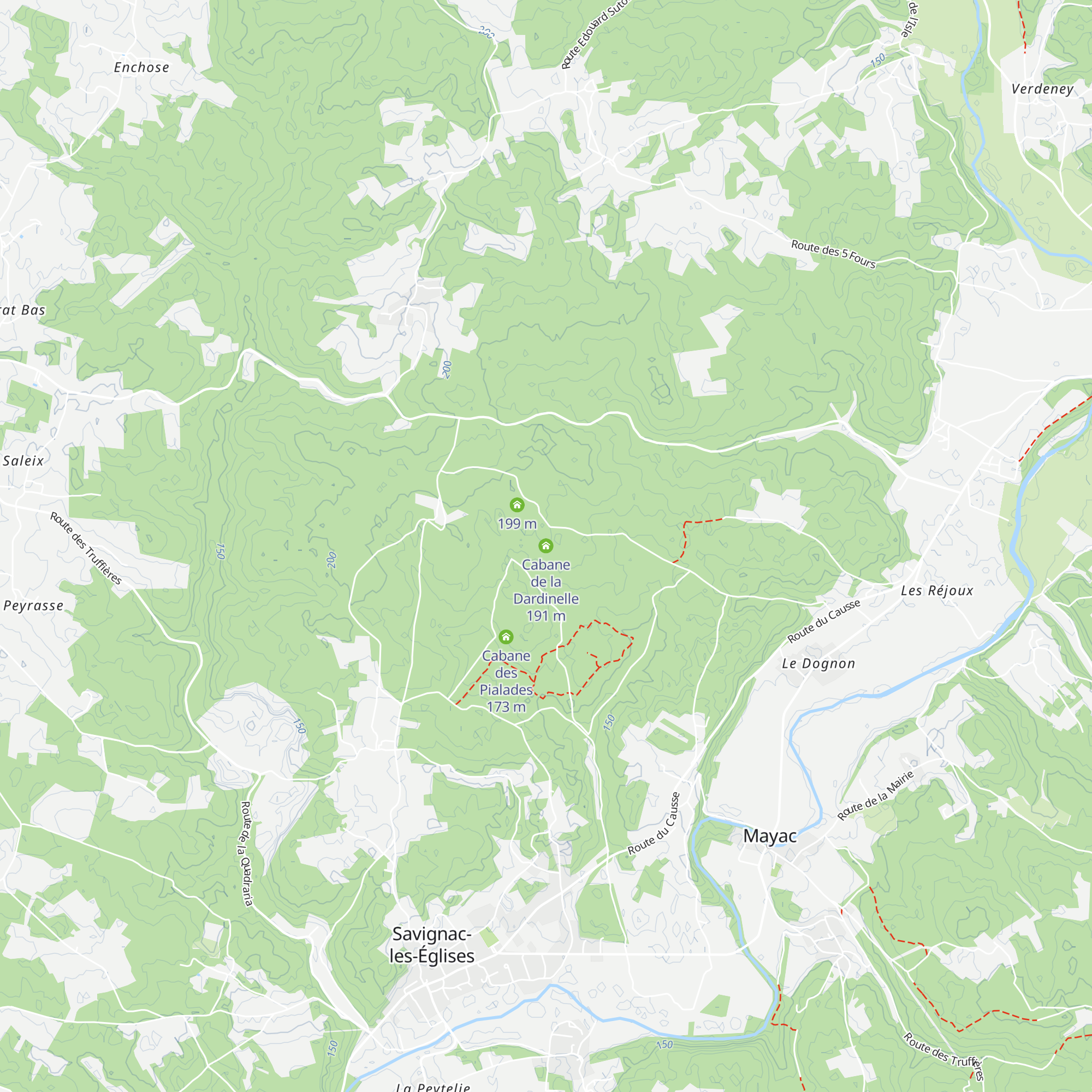 Cabane de la Dardinelle map
