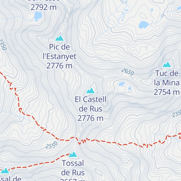 Map of El Castell de Rus