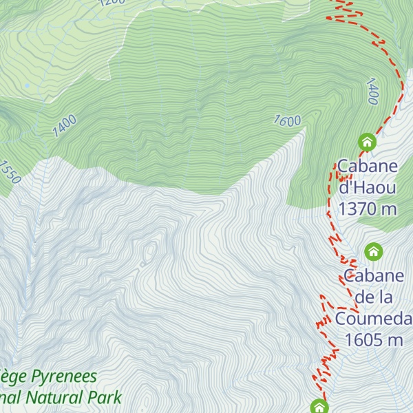 Map of Refuge EDF du Past - Biros