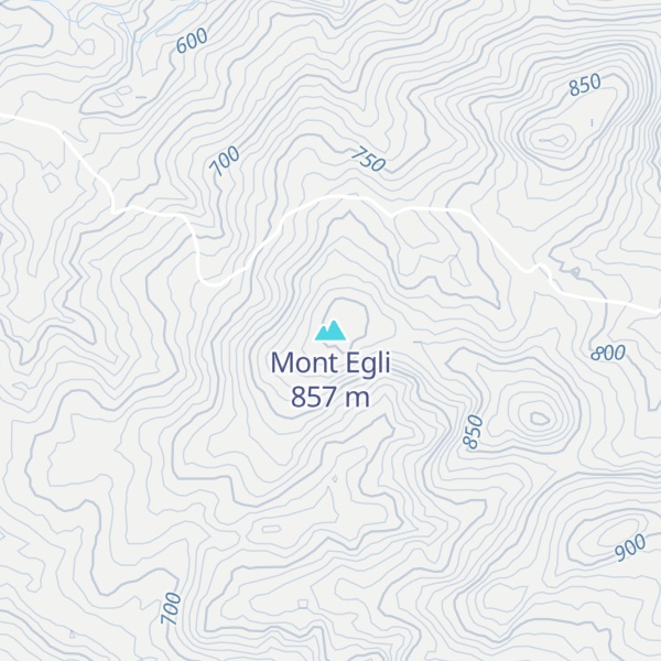 Map of Mont Egli