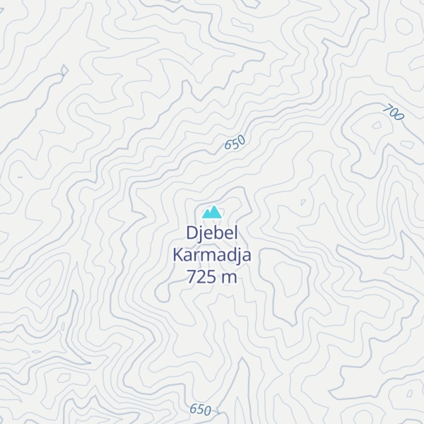Map of Djebel Karmadja