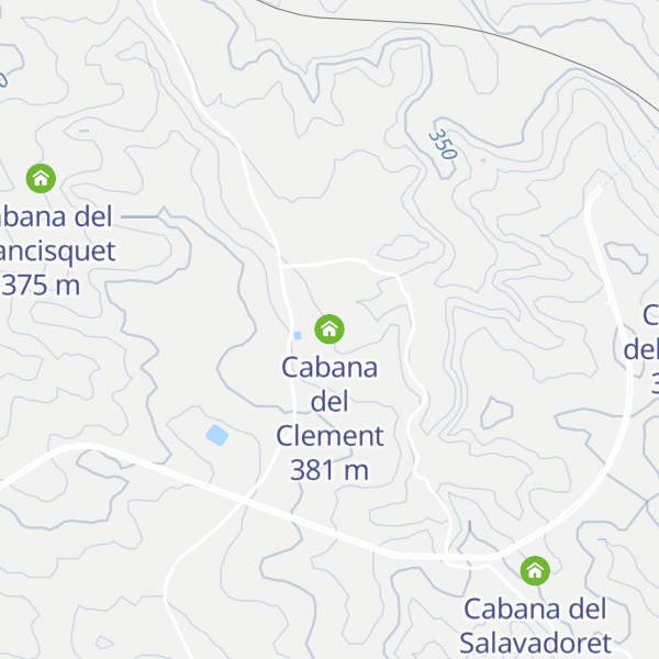 Map of Cabana del Clement