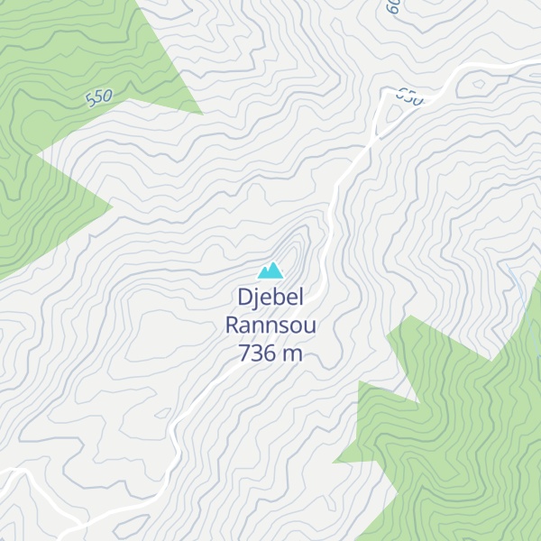 Map of Djebel Rannsou