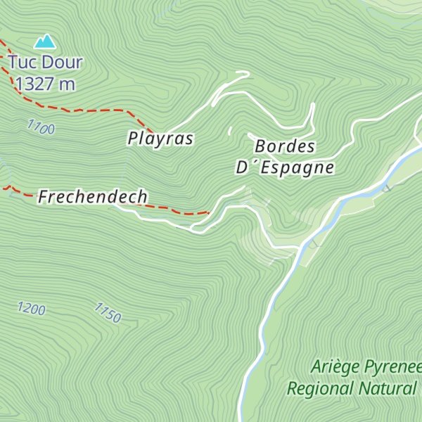 Map of Cabane du parking de Frechendech