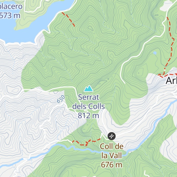 Map of Serrat dels Colls