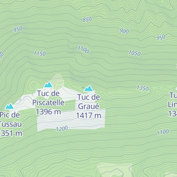 Map of Tuc de Graué