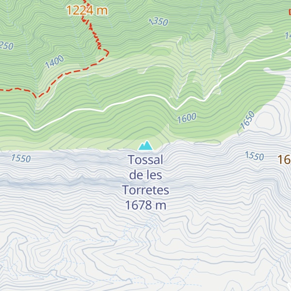 Map of Tossal de les Torretes
