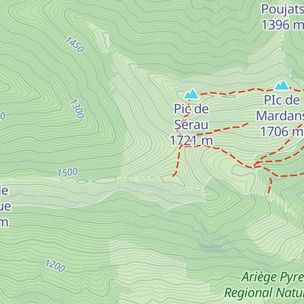 Map of Cabane de Couledoux