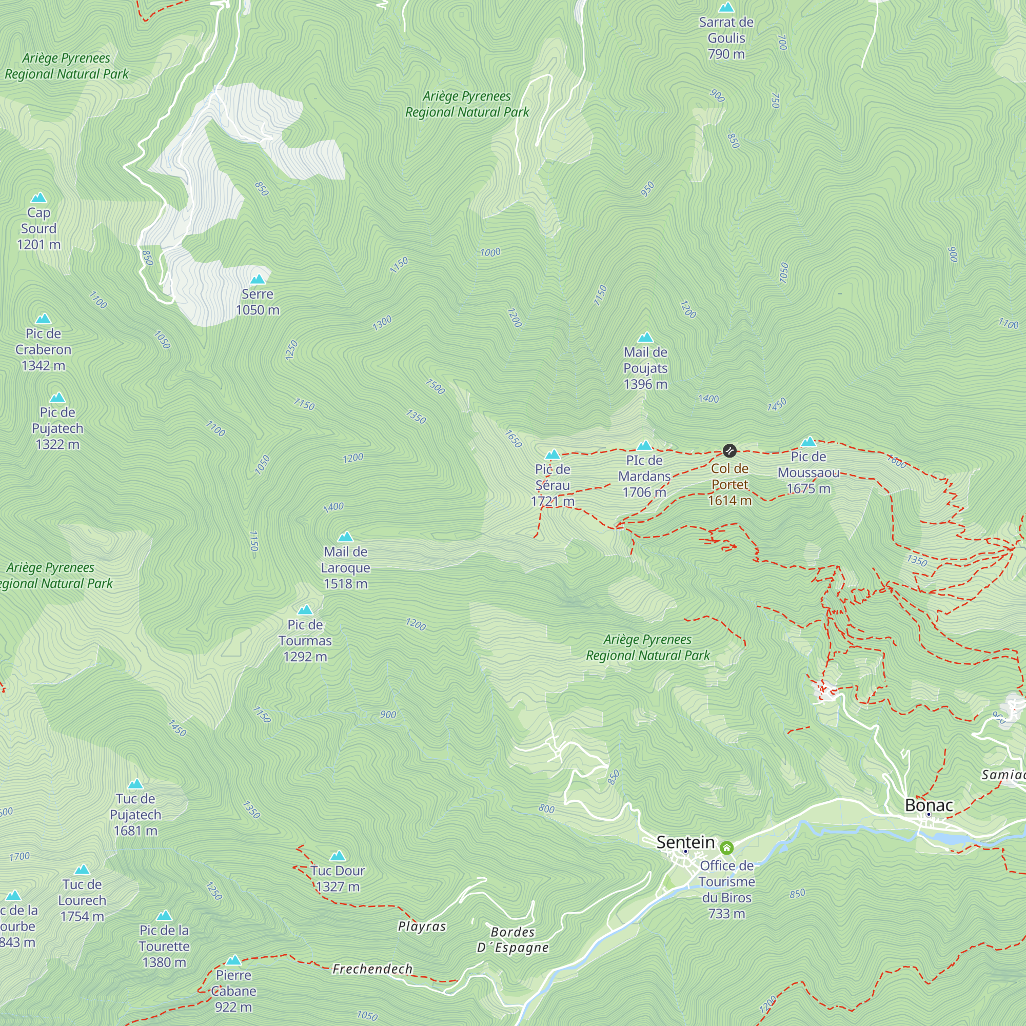 Cabane de Couledoux map