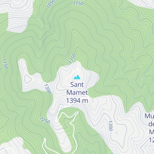 Map of Sant Mamet