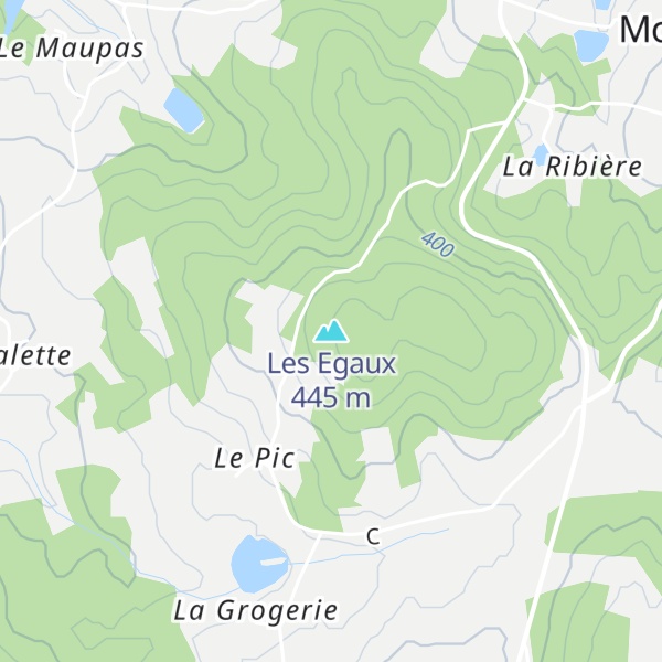 Map of Les Egaux