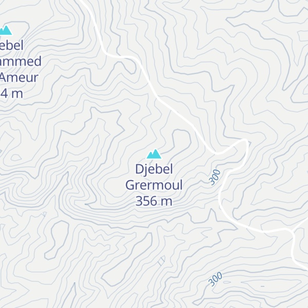 Map of Djebel Grermoul