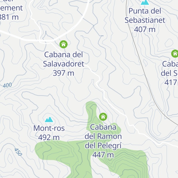Map of Cabana del Pep Mitger