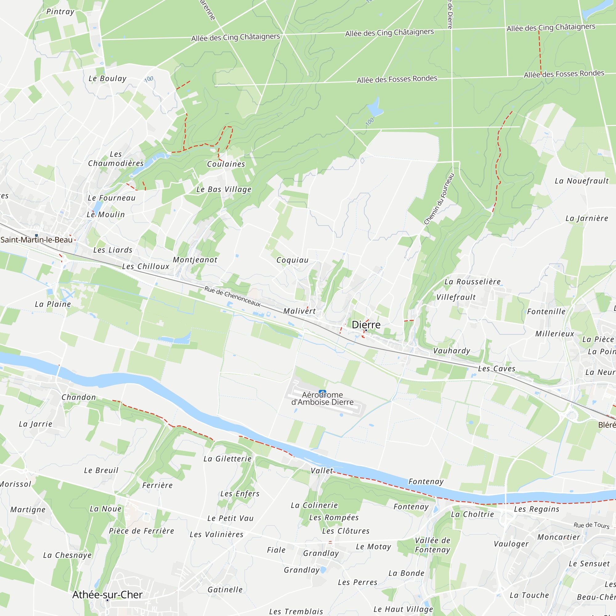 Gîte Malivert map