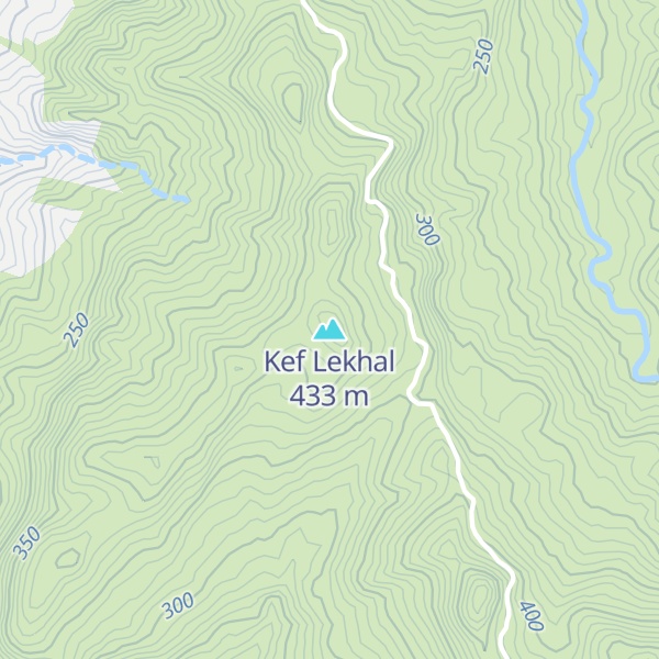 Map of Kef Lekhal