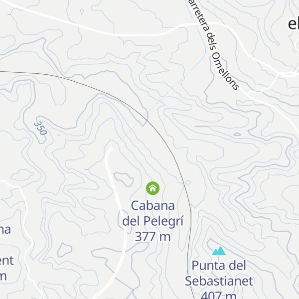 Map of Cabana del Ramon Pelegrí