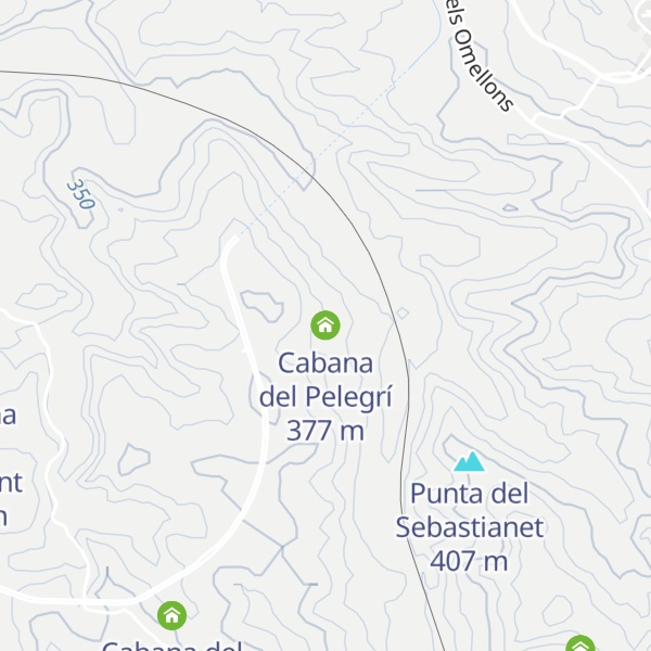 Map of Cabana del Pelegrí