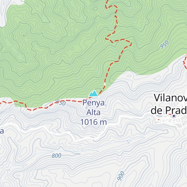 Map of Penya Alta