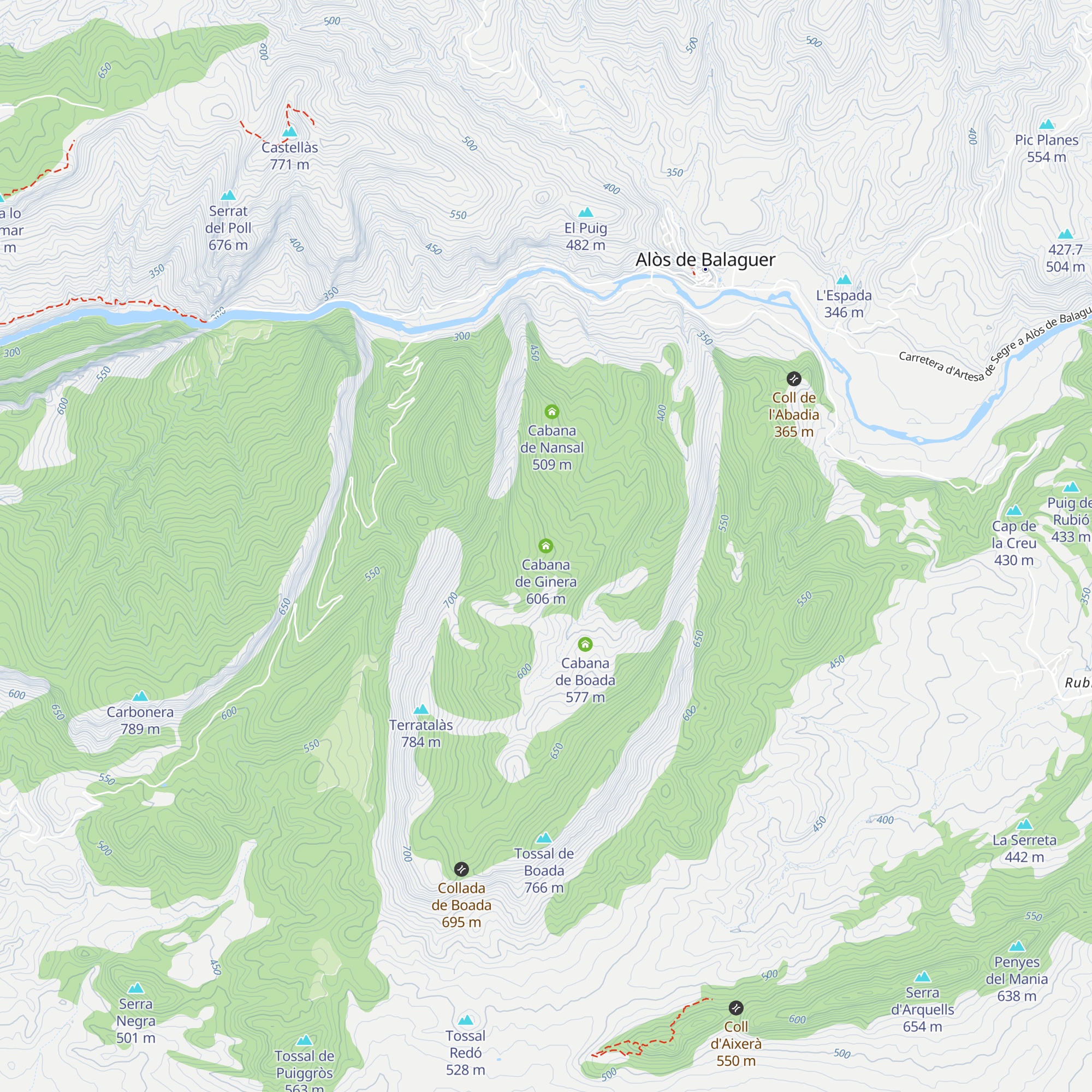 Cabana de Ginera map