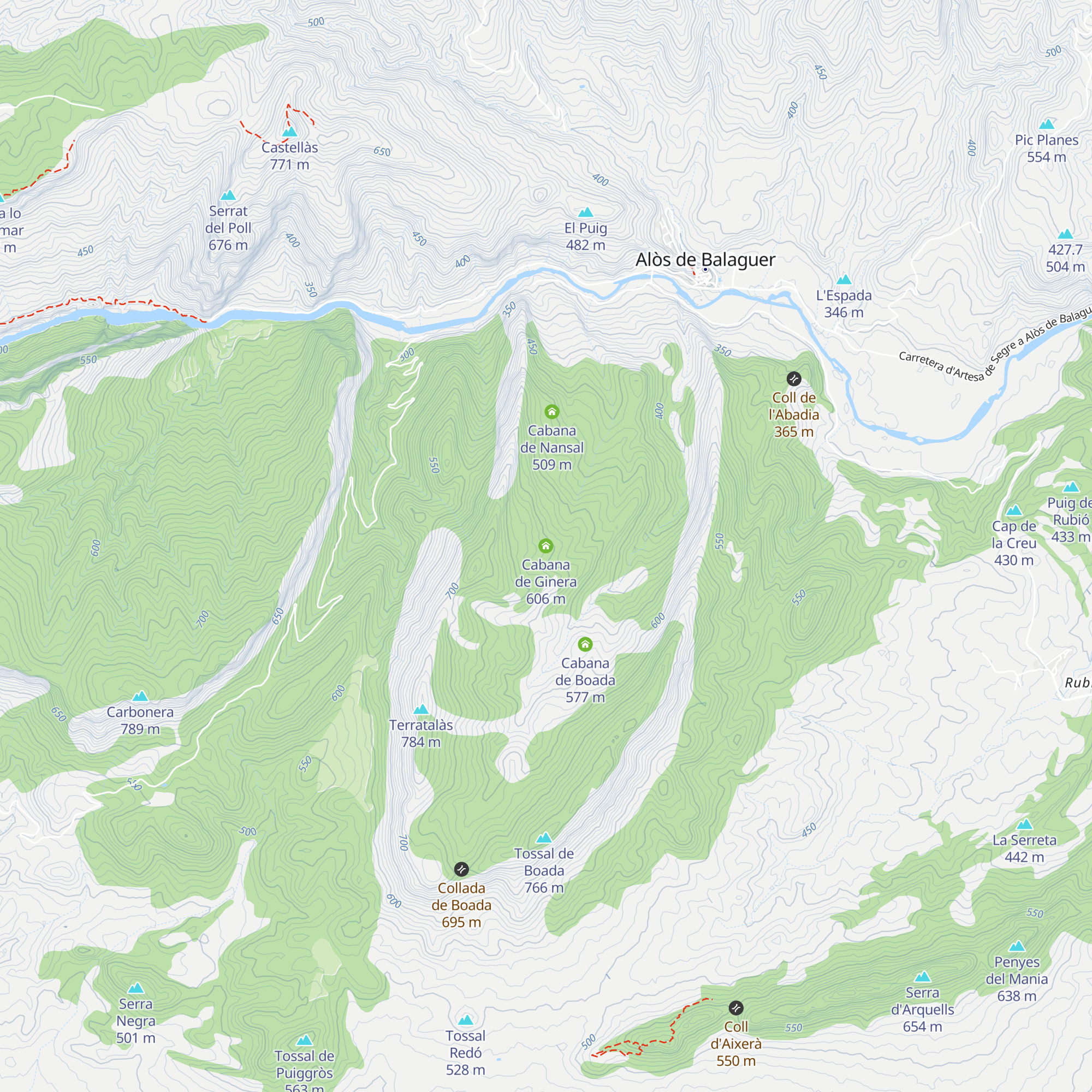 Cabana de Ginera map