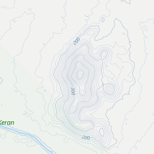Map of Mont Tintioungou