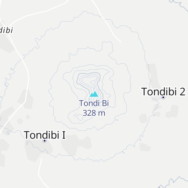 Map of Tondi Bi