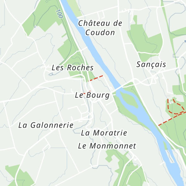 Map of Gîte de Lurais