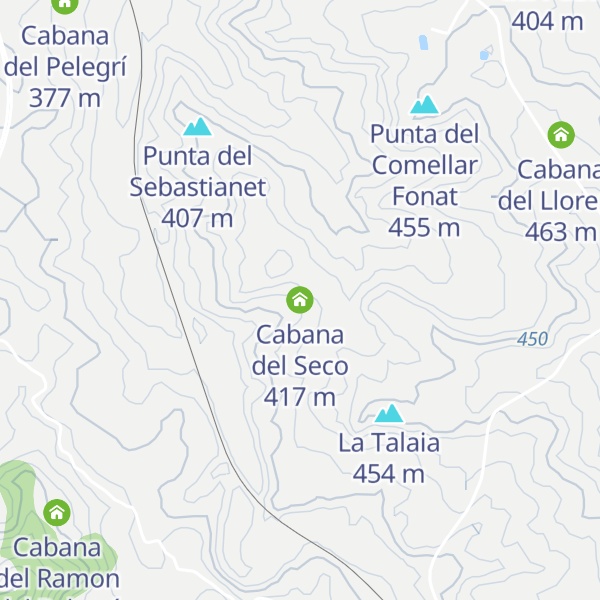 Map of Cabana del Seco