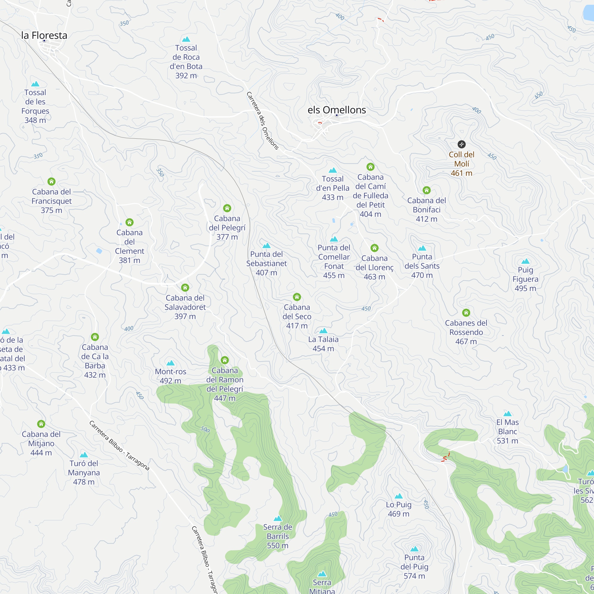 Cabana del Seco map