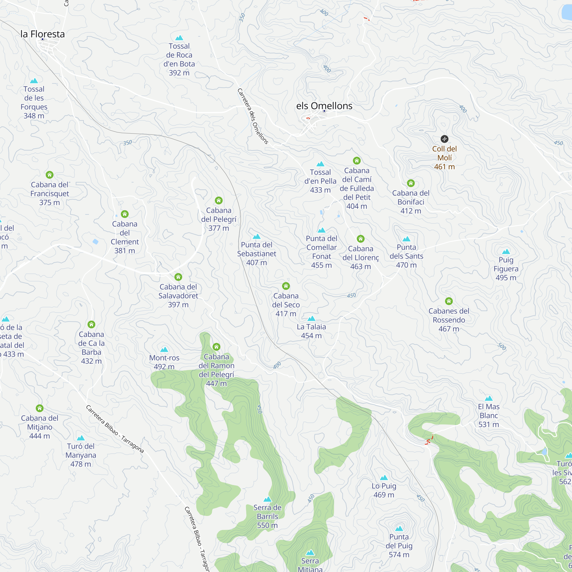 Cabana del Seco map