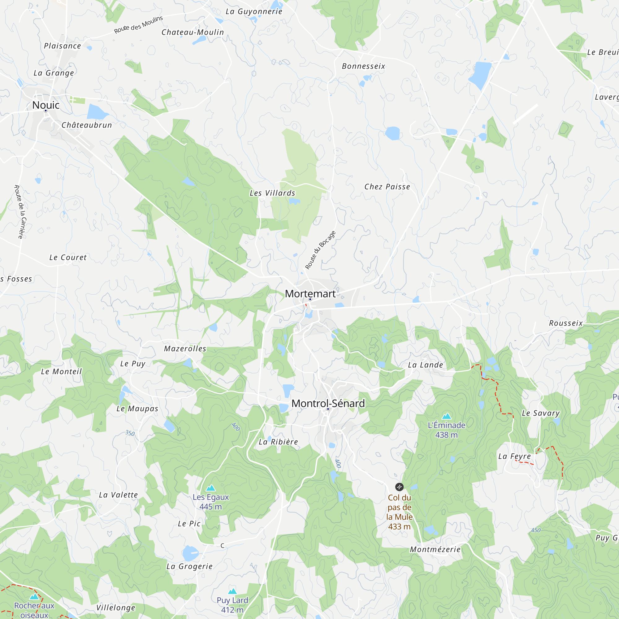 Office de Tourisme du Pays du Haut Limousin map