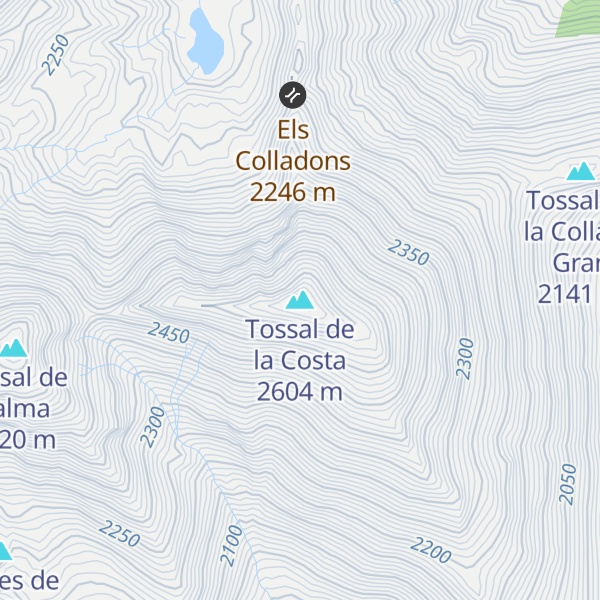 Map of Tossal de la Costa