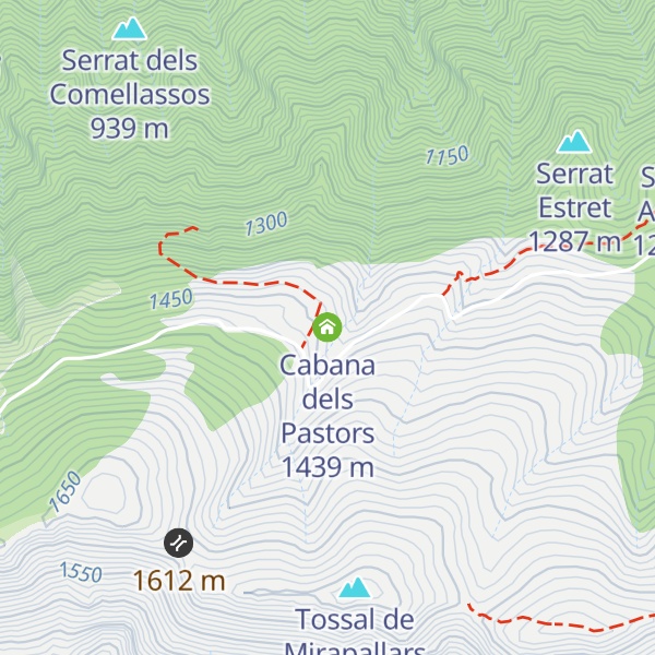 Map of Cabana dels Pastors