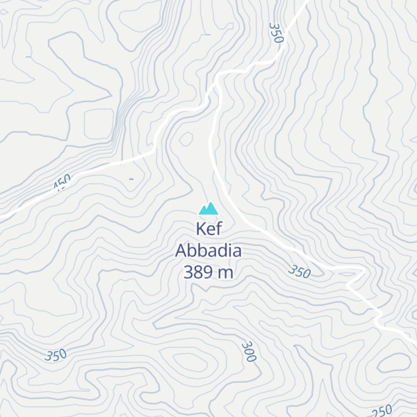 Map of Kef Abbadia