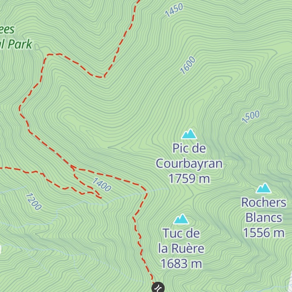Map of Cabane Roque - castillonais