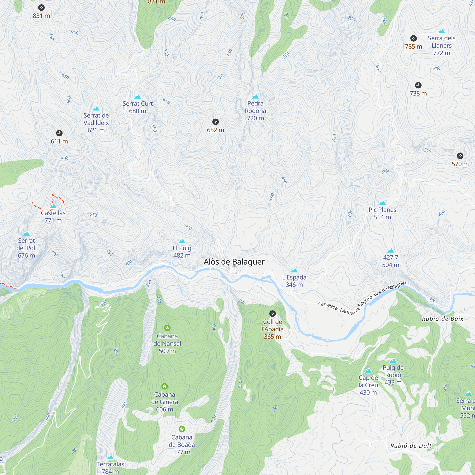 Cabanes del Camp map