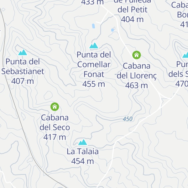 Map of Cabana del Panxó