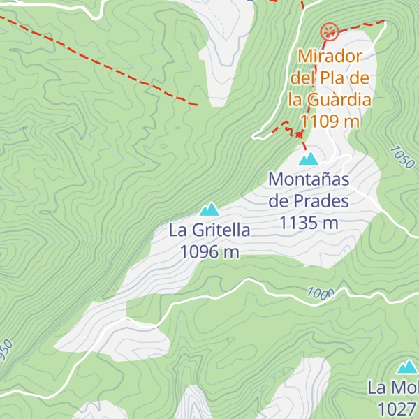 Map of La Gritella