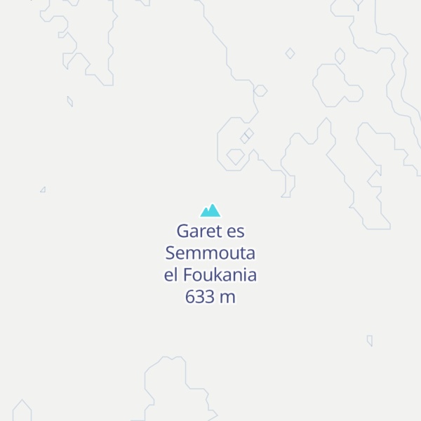 Map of Garet es Semmouta el Foukania