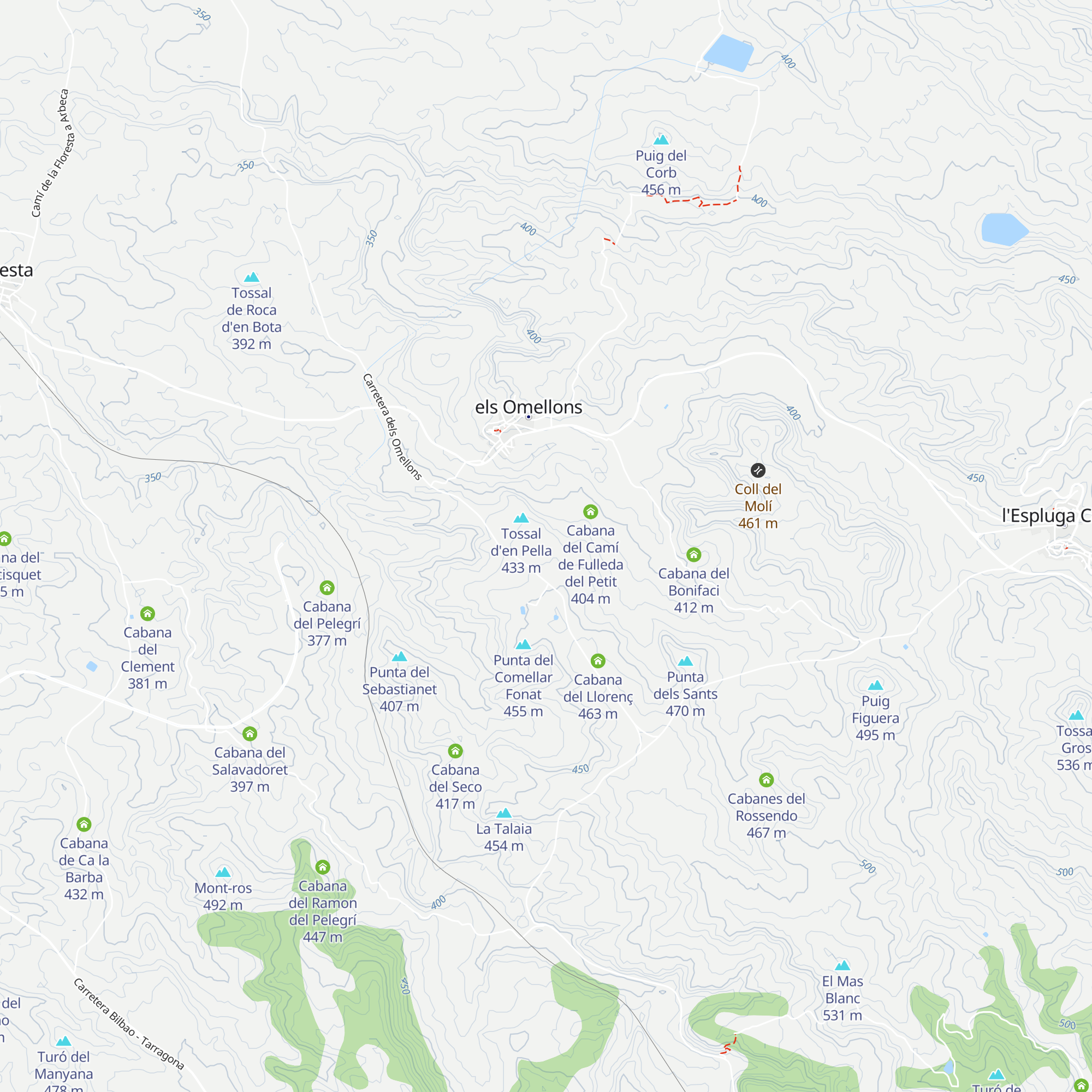 Cabana del Safraner map