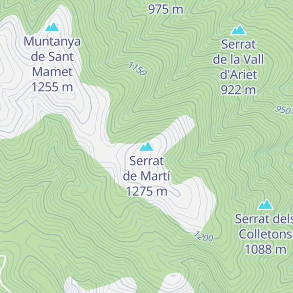 Map of Serrat de Martí