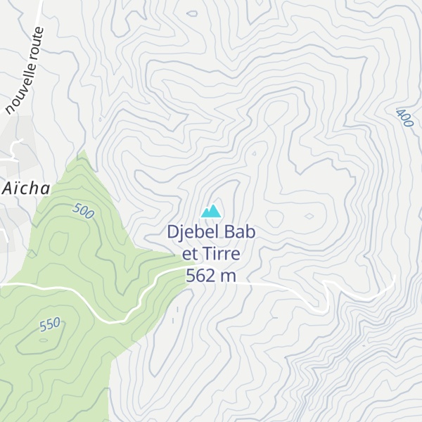Map of Djebel Bab et Tirre