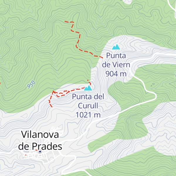 Map of Punta del Curull