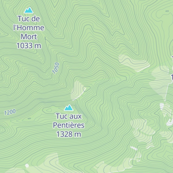 Map of Sommet de l'Herbe Blanche