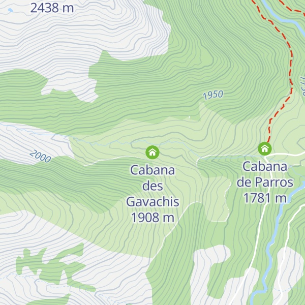Map of Cabana des Gavachis