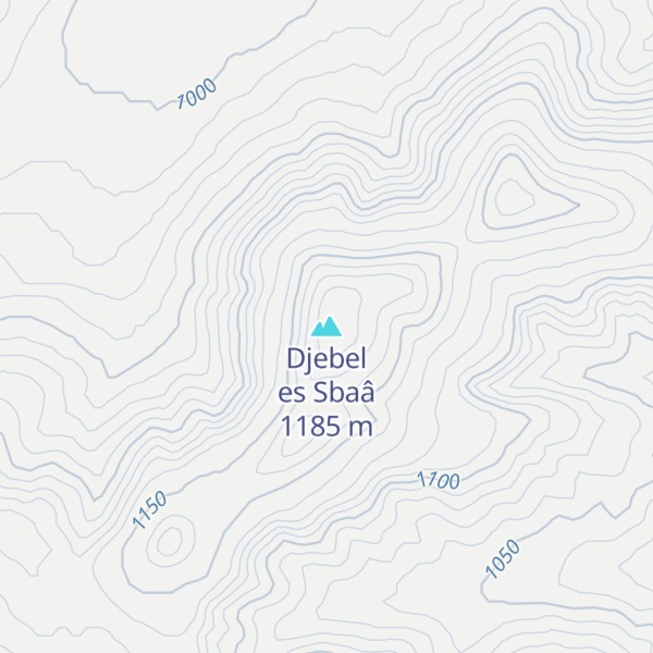 Map of Djebel es Sbaâ