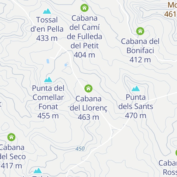 Map of Cabana del Llorenç